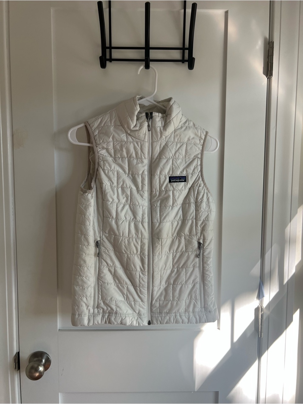 Patagonia Cream Quilted Insulated Women's Vest